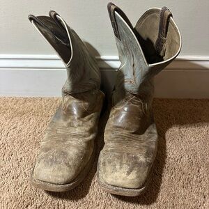 ARIAT Arena Rebound Western Dusted Wheat Square Toe Boots Men's 10.5 D 10021679